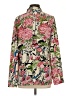 Mustard Seed 100% Polyester Floral Ivory Blazer Size S - photo 2