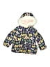 Carter's 100% Polyester Floral Blue Snow Jacket 12-18 MO / 18 MO - photo 1