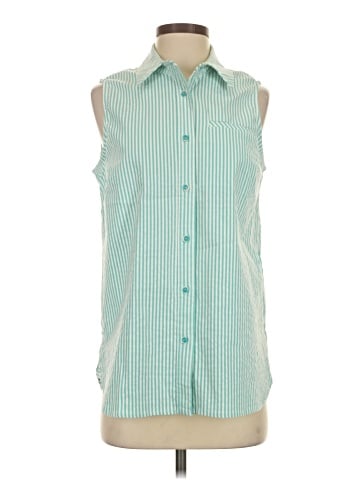 Renuar Sleeveless Button-Down Shirt (view 1)