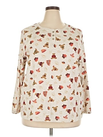 Fashion Bug 3/4 Sleeve T-Shirt (view 1)