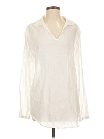 MADE IN ITALY Long Sleeve Blouse (view 1)