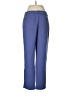 DKNY 100% Polyester Color Block Blue Dress Pants Size 6 - photo 2