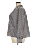 Levi's 100% Polyester Houndstooth Gray 3/4 Sleeve Blouse Size XXL - photo 5