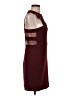 Express 100% Polyester Burgundy Cocktail Dress Size 6 - photo 4
