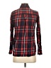 Old Navy Plaid Red Long Sleeve Button-Down Shirt Size XS - photo 2