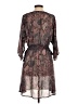 Floreat 100% Polyester Paisley Brown Casual Dress Size S - photo 2