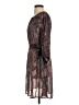 Floreat 100% Polyester Paisley Brown Casual Dress Size S - photo 5