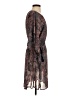Floreat 100% Polyester Paisley Brown Casual Dress Size S - photo 4