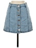 Forever 21 100% Cotton Blue Denim Skirt Size 24 waist - photo 1