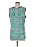 Susan Graver Teal Sleeveless Blouse Size M - photo 2