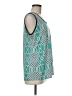 Susan Graver Teal Sleeveless Blouse Size M - photo 4