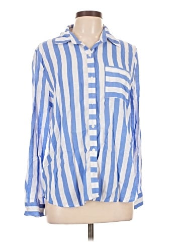 Notations Long Sleeve Button-Down Shirt (view 1)