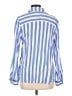 Notations Stripes Blue Long Sleeve Button-Down Shirt Size L (petite) - photo 2