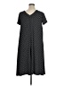 Roaman's Chevron-herringbone Gray Casual Dress Size 14 (M) - photo 2