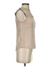 Mine 100% Polyester Tan Sleeveless Blouse Size S - photo 4