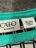Cato Houndstooth White Pullover Sweater Size 18 - photo 7