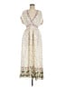 Max Studio Floral Ivory Casual Dress Size M - photo 1