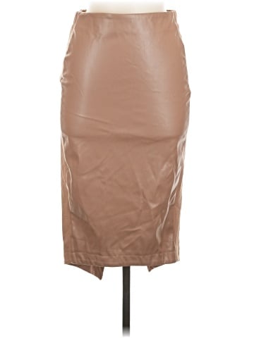 Gracia Faux Leather Skirt (view 1)