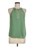 Naked Zebra Green Sleeveless Blouse Size M - photo 1