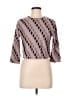 Free People Brown 3/4 Sleeve Top Size M - photo 1