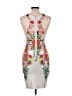 Forever 21 Graphic White Cocktail Dress Size L - photo 2