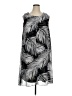 Catherines Graphic Black Casual Dress Size 0X - photo 1