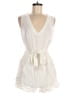 Lush Solid Ivory White Romper Size M - photo 1