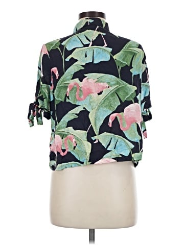 Topshop Short Sleeve Blouse (view 2)