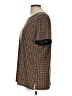Anne Klein Tweed Brown Short Sleeve T-Shirt Size L - photo 5