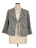 Liz Claiborne Career 100% Polyester Tweed Gray Blazer Size XL - photo 1
