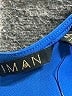 IMAN Blue 3/4 Sleeve Top Size M - photo 7
