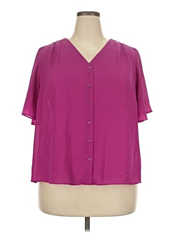 Alfani Short Sleeve Blouse (view 1)
