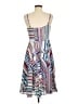 Parker 100% Polyester Stripes Blue Casual Dress Size 6 - photo 2