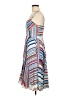 Parker 100% Polyester Stripes Blue Casual Dress Size 6 - photo 5