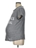 Isabel Maternity Gray Short Sleeve T-Shirt Size Lg Maternity - photo 5