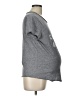 Isabel Maternity Gray Short Sleeve T-Shirt Size Lg Maternity - photo 4