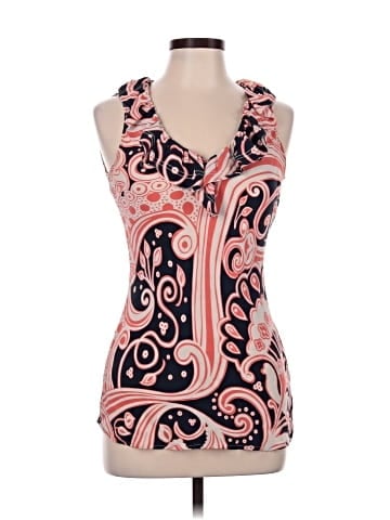 Tory Burch Sleeveless Silk Top (view 1)