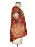 Jolie 100% Polyester Orange Short Sleeve Top Size S - photo 4