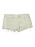 Almost Famous Green Denim Shorts Size 7 - photo 1