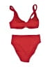 J.Crew Solid Red Two Piece Swimsuit Size S - photo 2