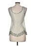 Assorted Brands 100% Polyester Silver Sleeveless Blouse Size M (estimated) - photo 2
