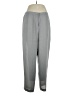 Hillard & Hanson 100% Polyester Solid Gray Dress Pants Size 1X - photo 1