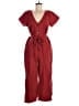 Madewell Solid Red Jumpsuit Size 8 - photo 1