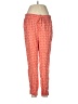 Hinge Print Orange Casual Pants Size M - photo 1