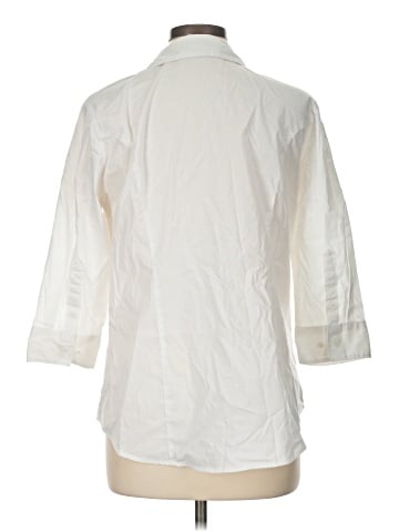 Riders by Lee 3/4 Sleeve Button-Down Shirt (view 2)