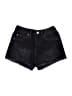 Zara Stars Black Denim Shorts Size 9 - 10 - photo 1