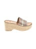 Dolce Vita Stripes Tan Wedges Size 8 1/2 - photo 1