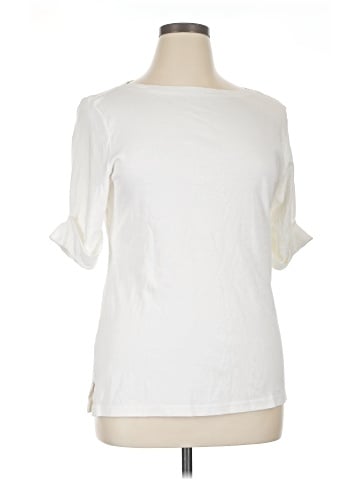 Karen Scott Sport Short Sleeve Blouse (view 1)