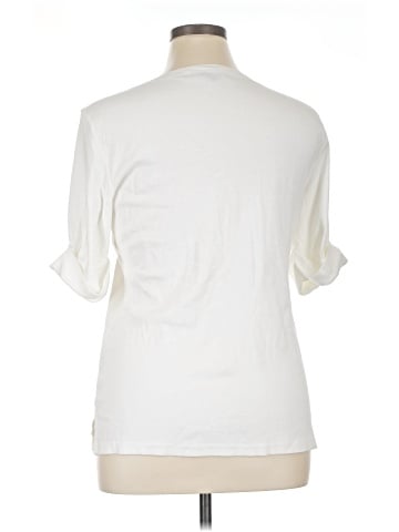 Karen Scott Sport Short Sleeve Blouse (view 2)