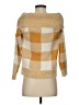Kut from the Kloth Plaid Yellow Pullover Sweater Size S - photo 2